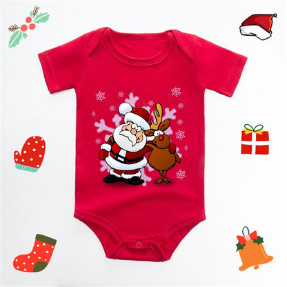 Vánoční body s nápisem My First Christmas Baby