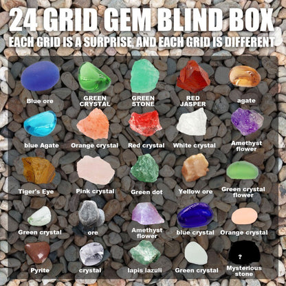 Adventní kalendář s minerálními kameny