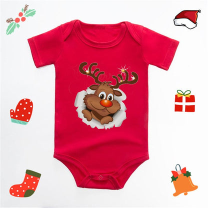 Vánoční body s nápisem My First Christmas Baby