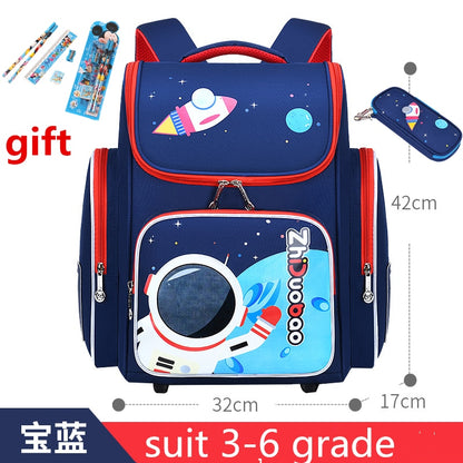 Ortopedický školní batoh s astronautem