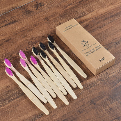 Set bambusových kartáčků 10 ks