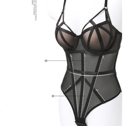 Dámské transparentní body