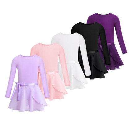 Dětský baletní trikot s mašlí