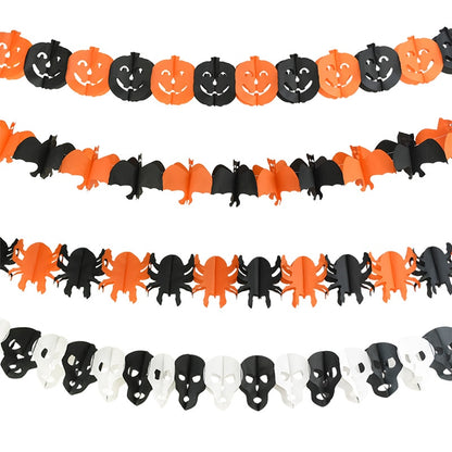 Papírový řetěz na Halloween 3 m