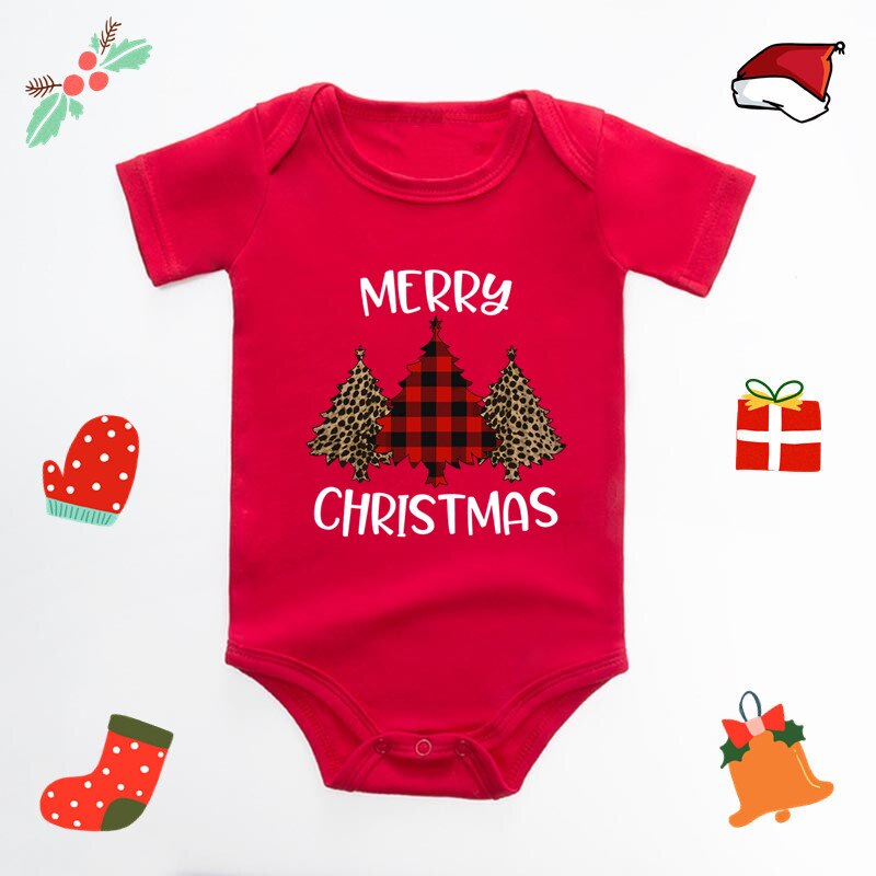 Vánoční body s nápisem My First Christmas Baby