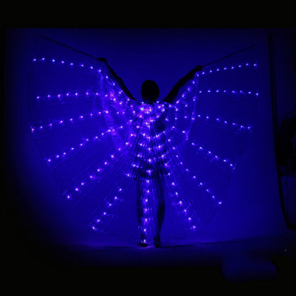 LED kostým s křídly
