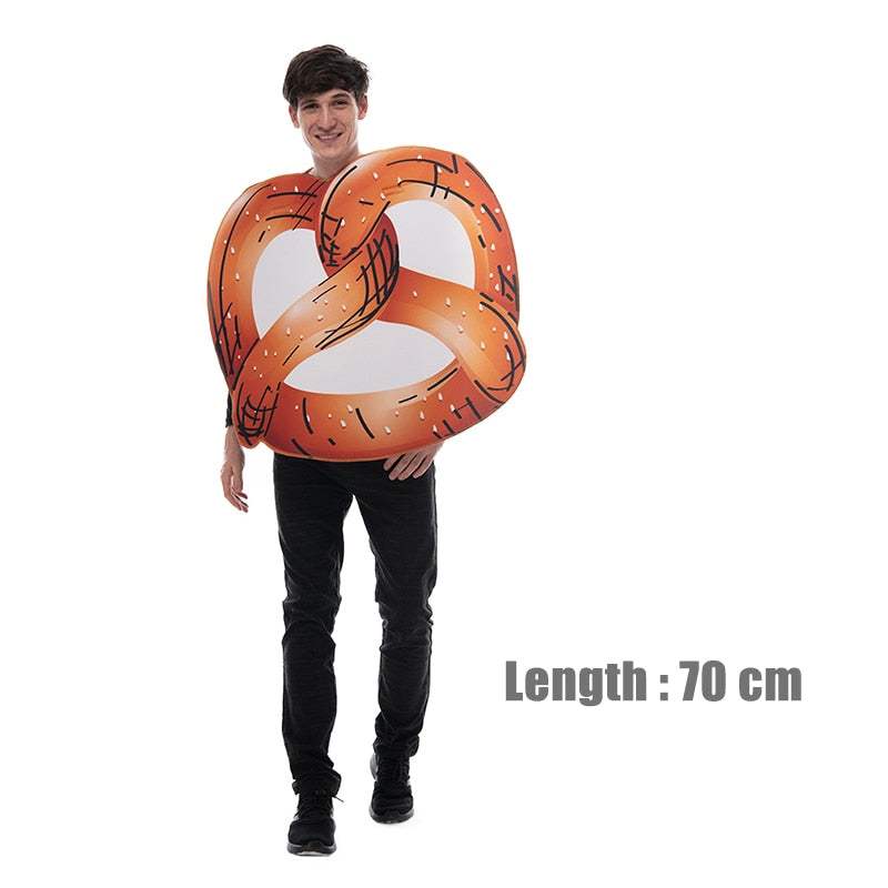 Vtipný kostým fastfood