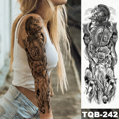 Dočasné tetování rukáv