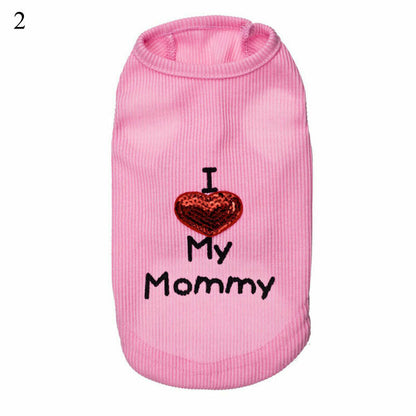 Mikina pro psy I love my mommy