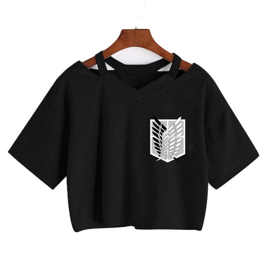 Dámský croptop Anime Attack on Titan