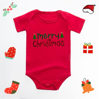 Vánoční body s nápisem My First Christmas Baby