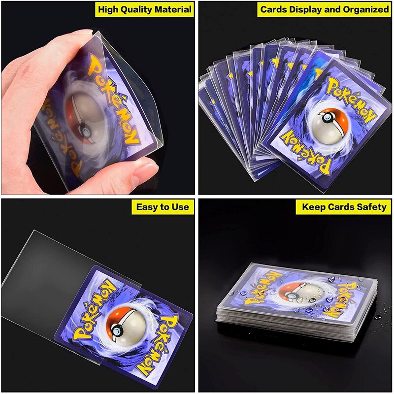 Transparentní obal na Pokémon karty 100 ks