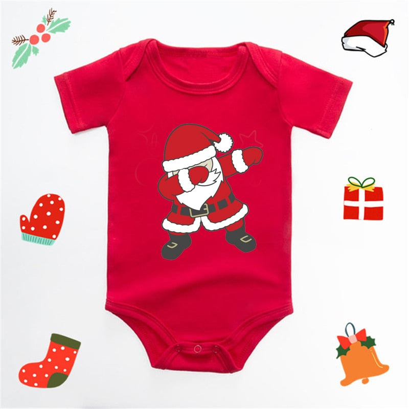 Vánoční body s nápisem My First Christmas Baby