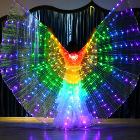 LED kostým s křídly