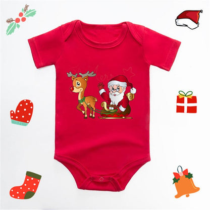 Vánoční body s nápisem My First Christmas Baby