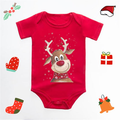 Vánoční body s nápisem My First Christmas Baby