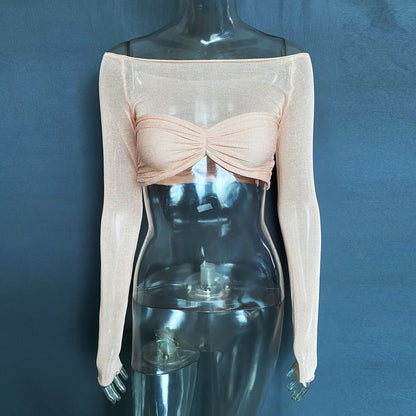 Dámský elegantní croptop