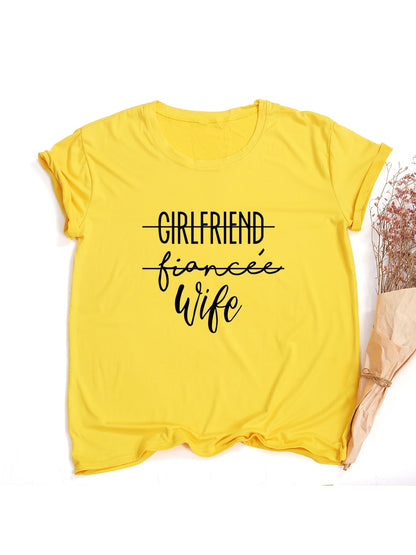 Dámské triko s nápisem Wife