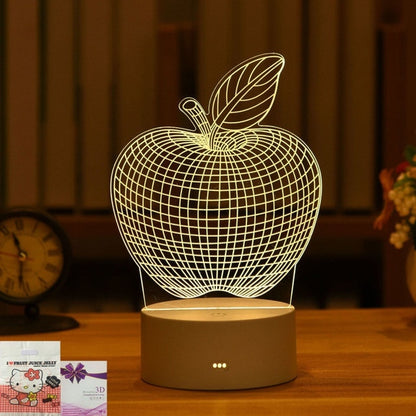 Romantická 3D lampa