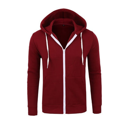 Pánská jednoduchá mikina na zips