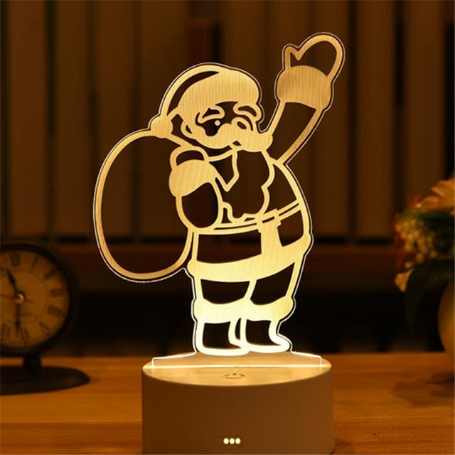 Romantická 3D lampa