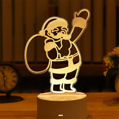 Romantická 3D lampa