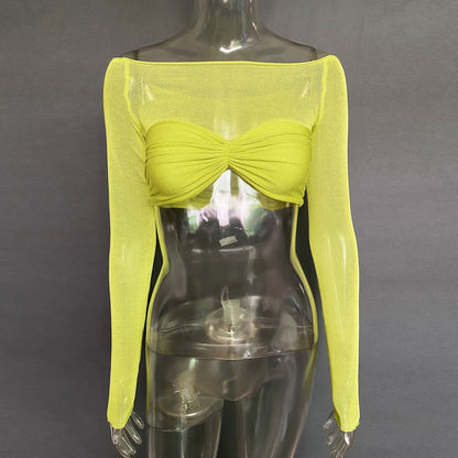Dámský elegantní croptop