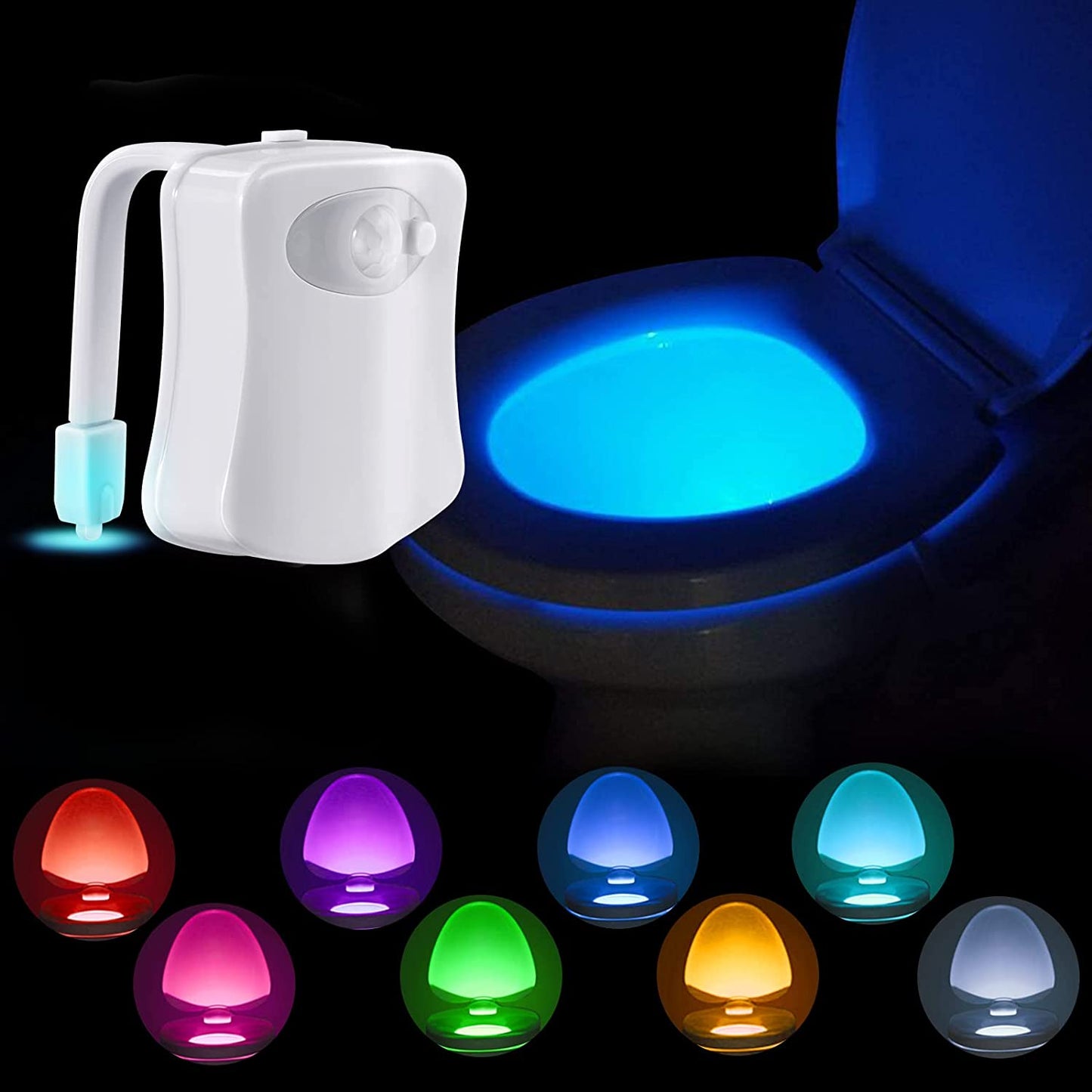LED světlo se sensorem na toaletu