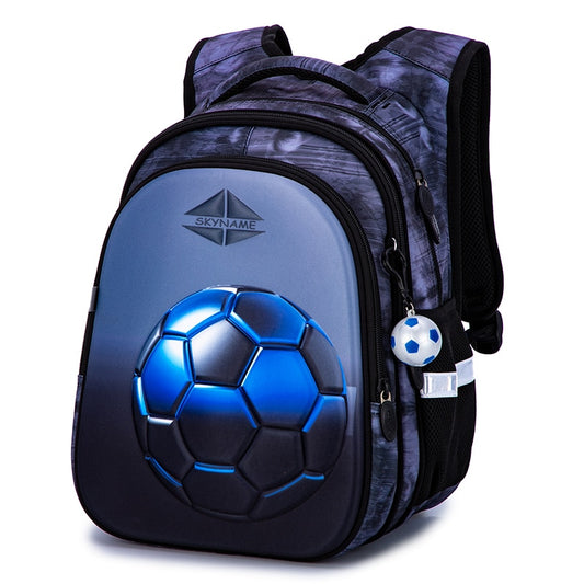 Školní ortopedický batoh s fotbalovým míčem