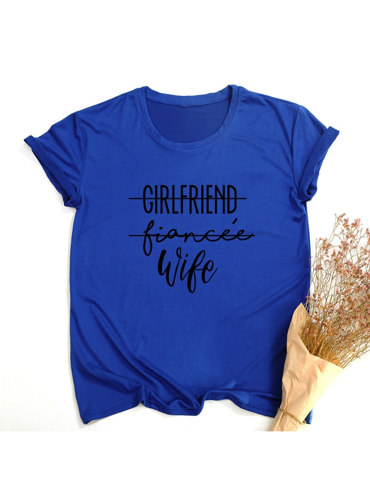 Dámské triko s nápisem Wife