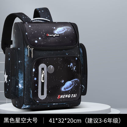 Ortopedický školní batoh s astronautem
