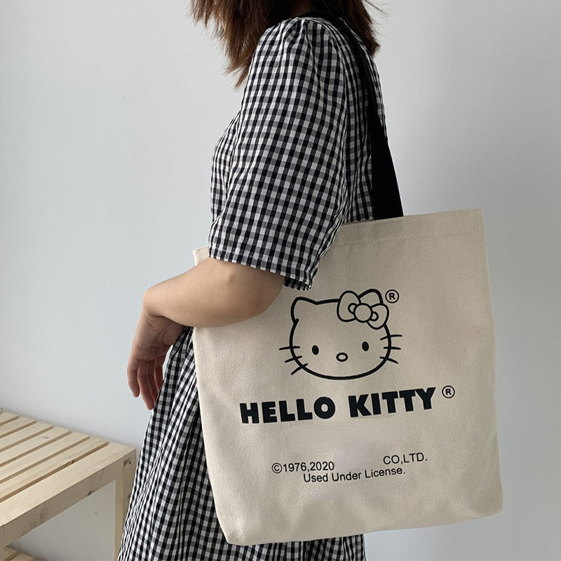 Plátěná taška Hello Kitty