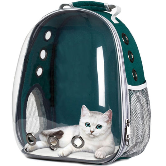 Transparentní batoh na přenos koček