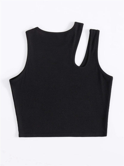 Dámský asymetrický croptop