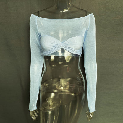 Dámský elegantní croptop