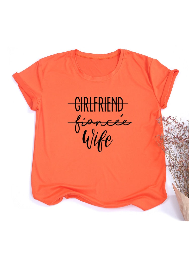 Dámské triko s nápisem Wife