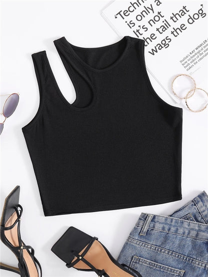 Dámský asymetrický croptop