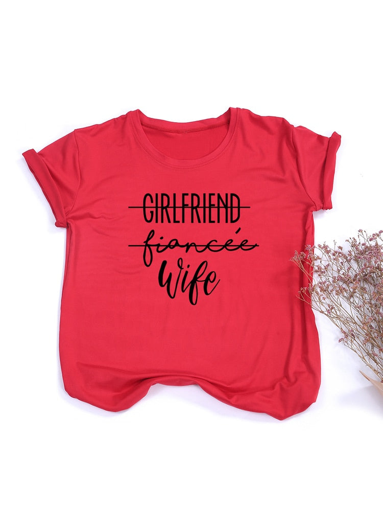 Dámské triko s nápisem Wife