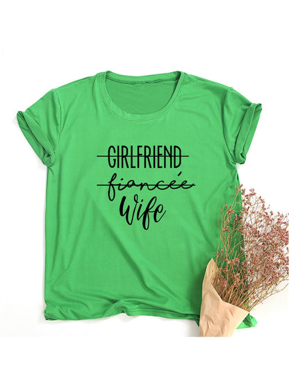 Dámské triko s nápisem Wife