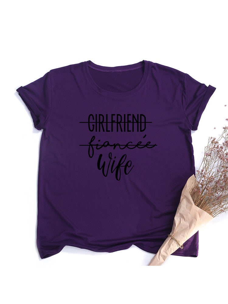 Dámské triko s nápisem Wife
