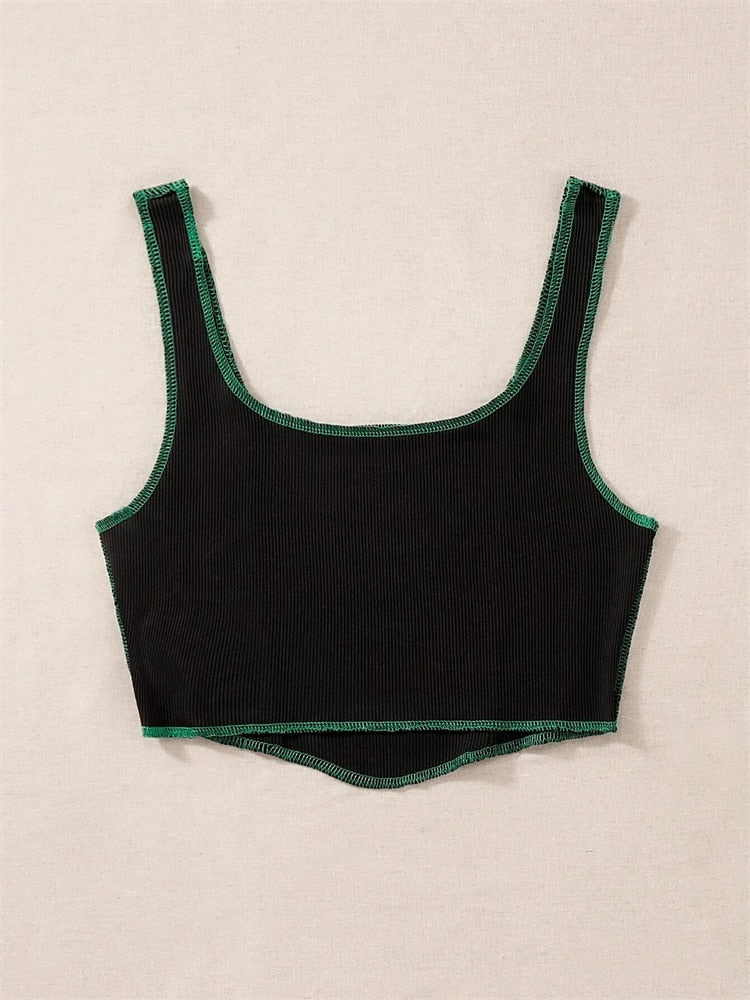 Dámský crop top s texturou