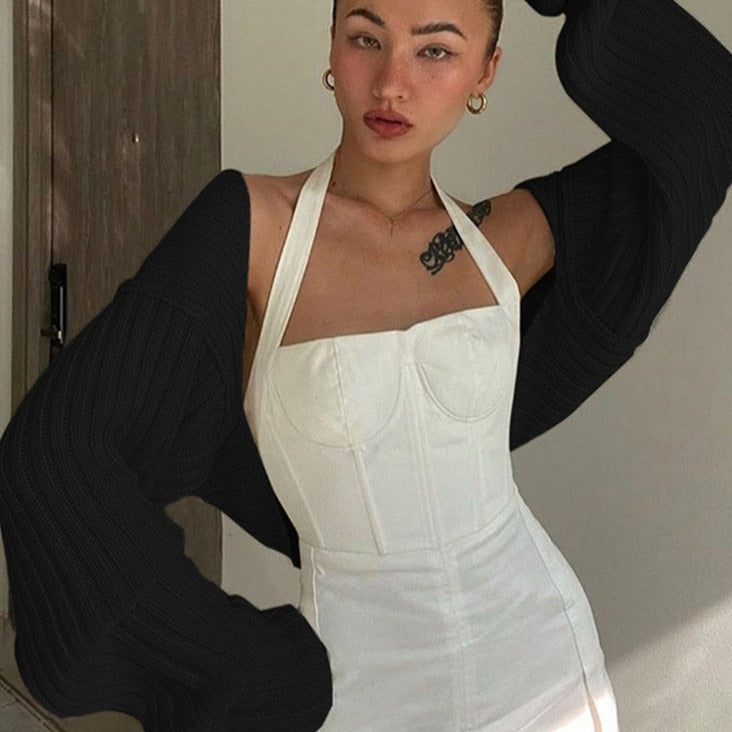 Dámský crop svetr