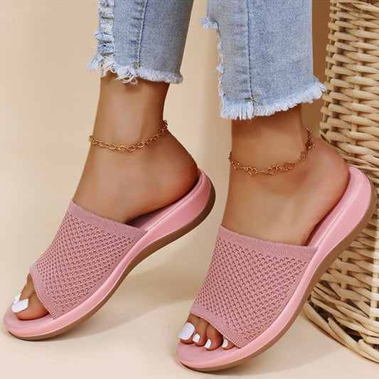 Dámské letní jednobarevné sandále