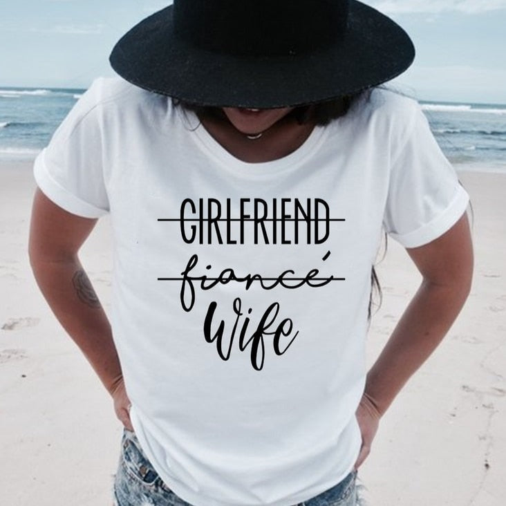 Dámské triko s nápisem Wife