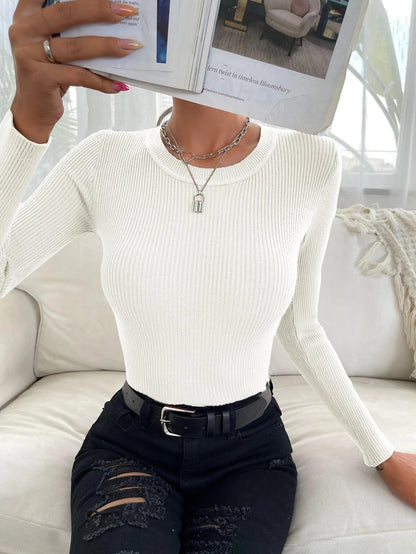 Dámský slim fit svetr