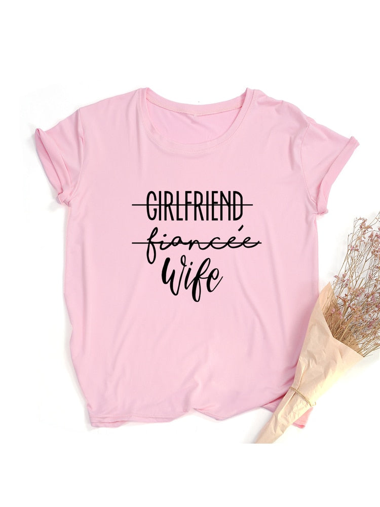 Dámské triko s nápisem Wife
