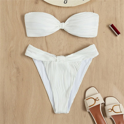Dámské bikiny s texturou