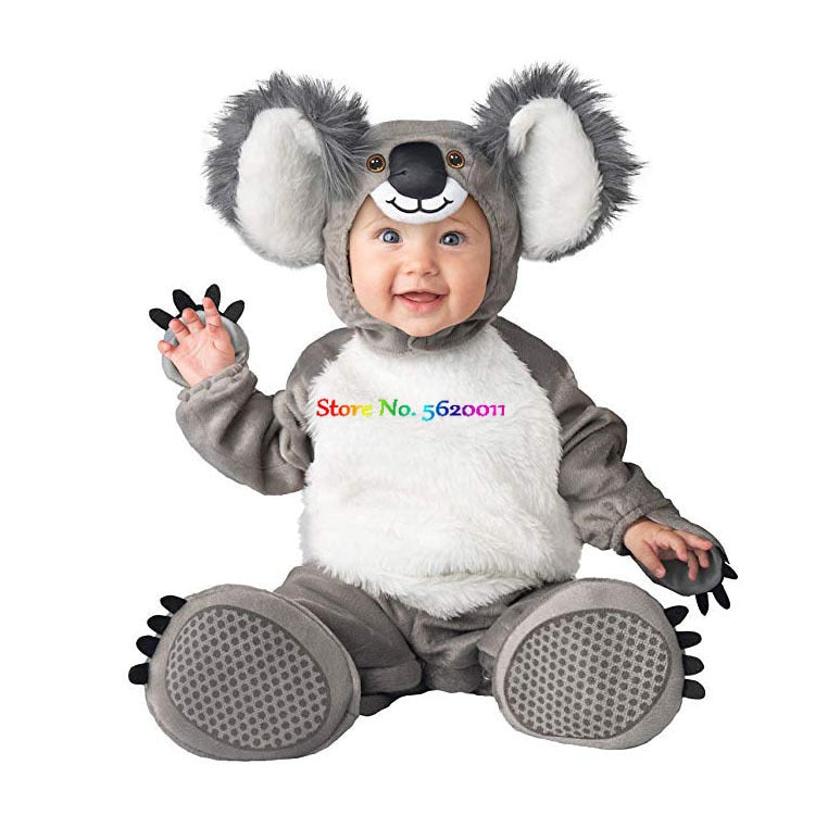 Plyšový kostým pro batolata na halloween