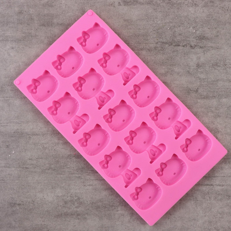 Silikonová forma na led Hello Kitty