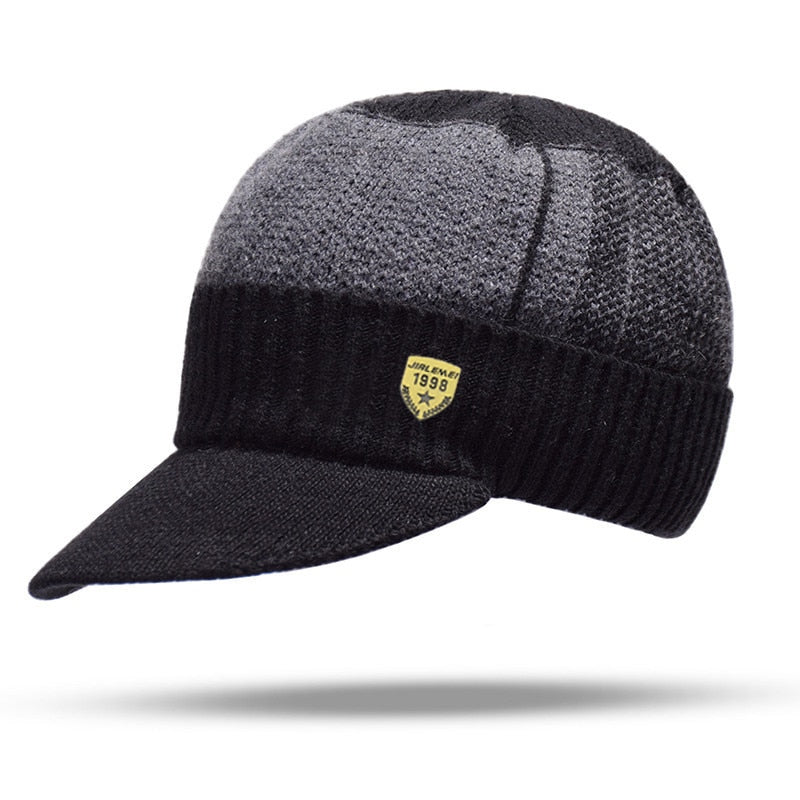 Pánská zimní pletená kšiltovka